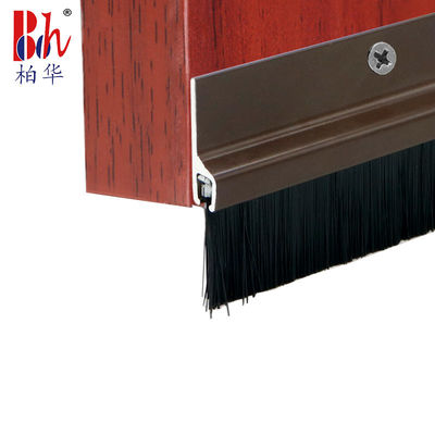 Tira de aluminio profesional del cepillo de la puerta para a prueba de viento impermeable