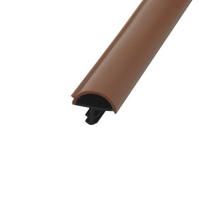 El lacre de madera de Weatherstripings de la protuberancia del Co de la puerta de la forma de D pela el color 12*5m m de la teca