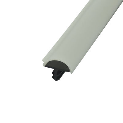 Tiras de sellado de goma en forma de D coextruidas Tira de sellado de puerta de madera Burlete Color blanco