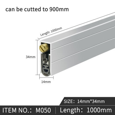 El sello inferior de la puerta acústica desplegable automático reduce la fricción y cubre completamente las tiras de goma