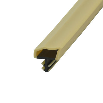 Los sellos de puerta de madera de la TPE de la coextrusión que sellan el caucho amarillo de las tiras Weatherstrips