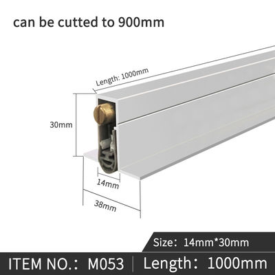 Cubra completamente el tipo sellos inferiores de la puerta automática para la reducción acústica de Noice de la puerta del metal
