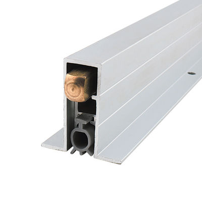 Prevención de polvo acústico sello automático de puerta de caída tiras climáticas ocultas con borde lateral 915mm