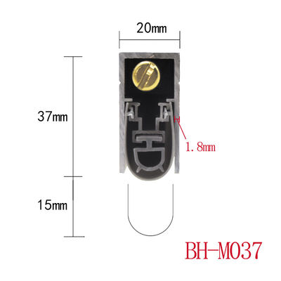 Sellos de puerta automática de fondo duraderos de aluminio de 20 * 37mm