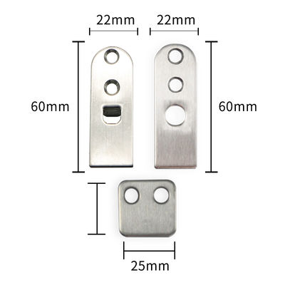 Sellos de fondo automáticos de puertas anodizadas con ajuste de retracción