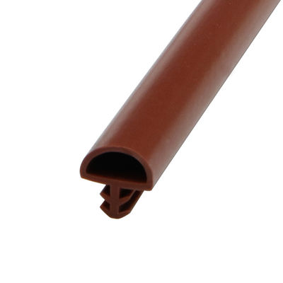 El lacre de goma anticolisión del PVC de puerta de la prueba de los sonidos de la tira de madera del sello pela para la puerta de madera y el Empuje-ajuste Windows