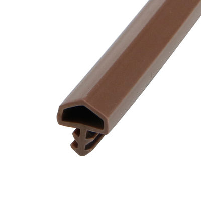 Ranure el tipo lacre de goma anticolisión del PVC de puerta de la tira de madera del sello pela para la puerta y la ventana de madera