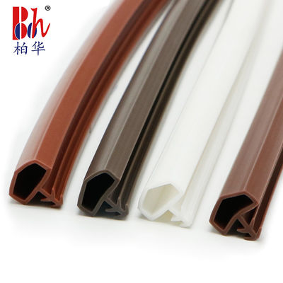 La tira de madera del sello de puerta del aislamiento sano modificó la puerta del Pvc Weatherstrip