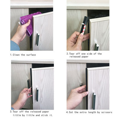Desmontaje a prueba de viento de 3M Self Adhesive Weather de la tira del sello de puerta del guardarropa