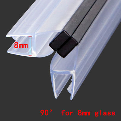 Buenos sellos impermeables del PVC de la tira magnética de la puerta de la ducha de la resistencia para el vidrio de 8m m