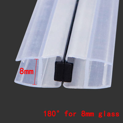 Buenos sellos impermeables del PVC de la tira magnética de la puerta de la ducha de la resistencia para el vidrio de 8m m