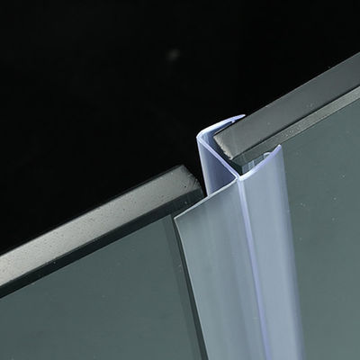 La tira de cristal transparente H del sello de puerta de la ducha del PVC forma el agua del cuarto de baño que conserva la tira