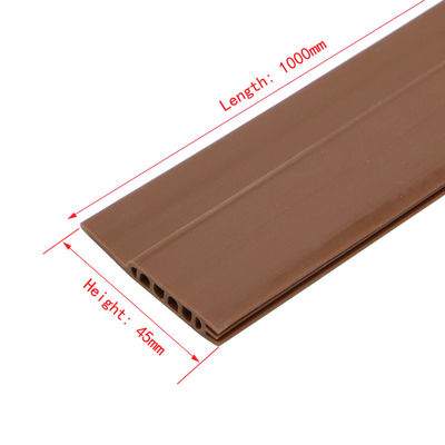 Tira auta-adhesivo del sello del silicón del desmontaje de tiempo del silicón de Brown para Windows