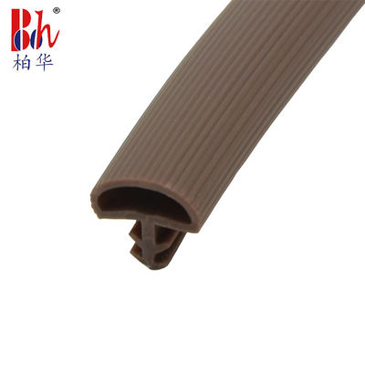 Desmontaje de tiempo de goma de la forma del PVC D de puerta de la tira de madera no tóxica del sello