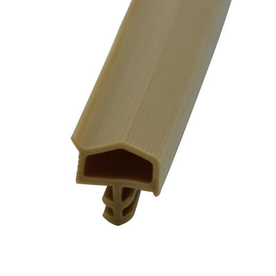 Tira de goma del sello de puerta de desmontaje de tiempo del elastómero termoplástico con la aleta 10*5.5m m