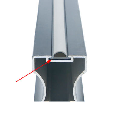 El PVC anticolisión de la tira del sello de puerta del guardarropa que humedece tiras colorea modificado para requisitos particulares