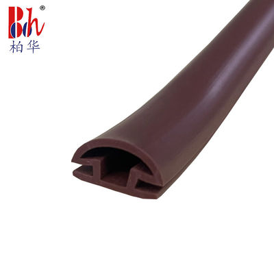 Tira de goma 14*6m m del Pvc de la tira del sello de puerta del guardarropa de la amortiguación de choque