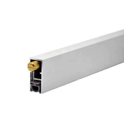 14*30m m que la parte inferior automática de la puerta sella la aleación de aluminio caen abajo los sellos para las puertas cortafuego