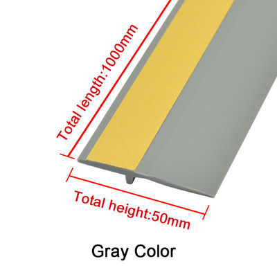 tira inferior Gray Color del sello de la puerta a prueba de agua de los huecos de 30m m