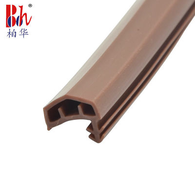 Tiras de aislamiento de la puerta de madera de goma anticolisión del PVC