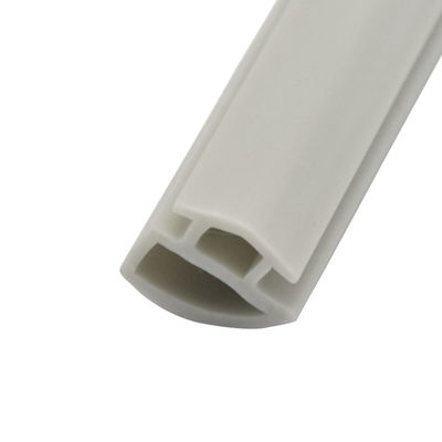 Tira de goma del PVC de 200 metros/rollo para la puerta del guardarropa gris clara