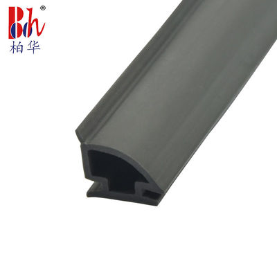 TPE de la tira de goma del PVC de 12.5*10m m anticolisión para el color del negro de la puerta deslizante